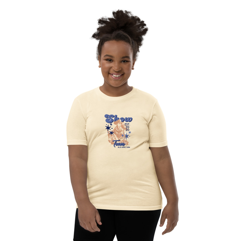 BHF Show Team Youth Short Sleeve T-Shirt – S, Natural