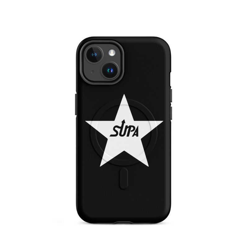 SUPA White Logo MagSafe® tough case for iPhone®