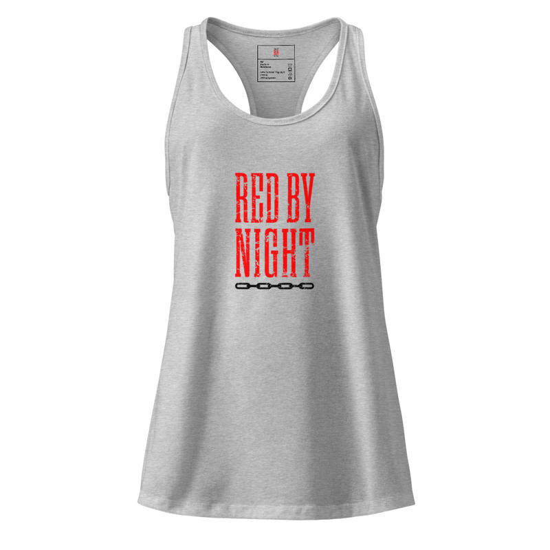 Official Red By Night Women’s fitted racerback tank top