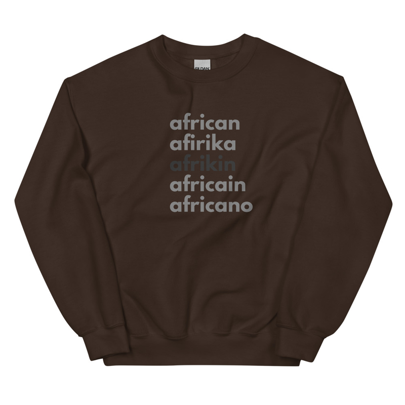 I Am AfriKin Unisex Sweatshirt