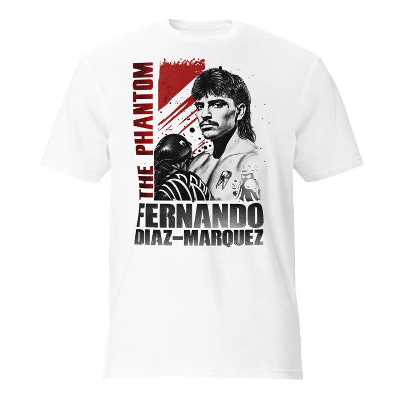 "FERNANDO-THE PHANTOM" WHITE T-SHIRT