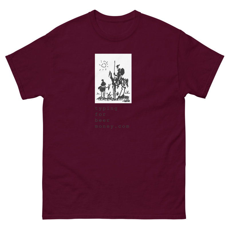 Unisex classic tee – S, Maroon