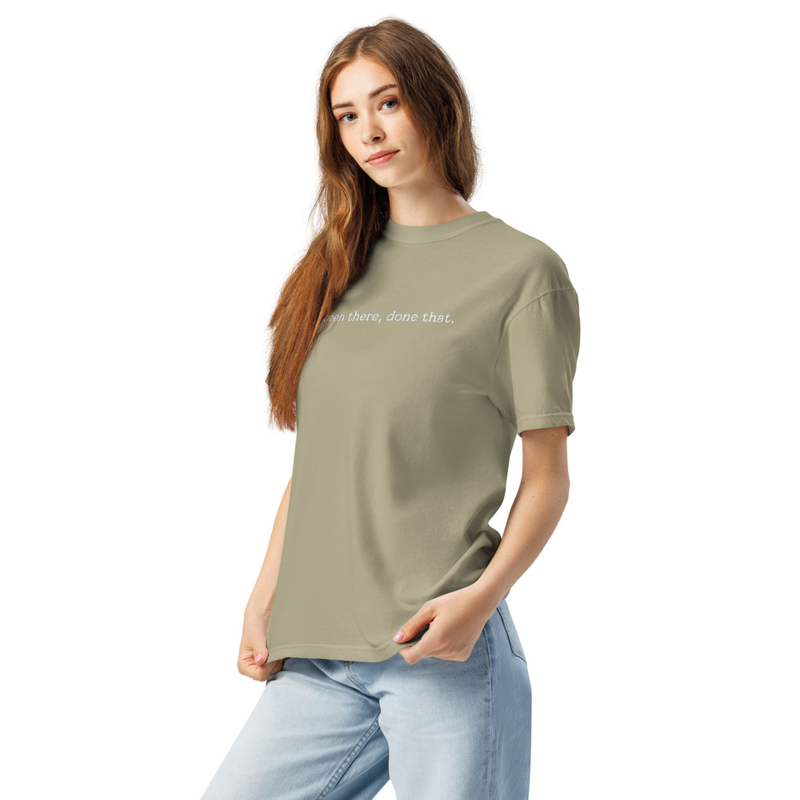 Been There, Done That (Embroidered) – M, Khaki