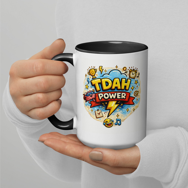 TDAH Power Mug céramique bicolor
