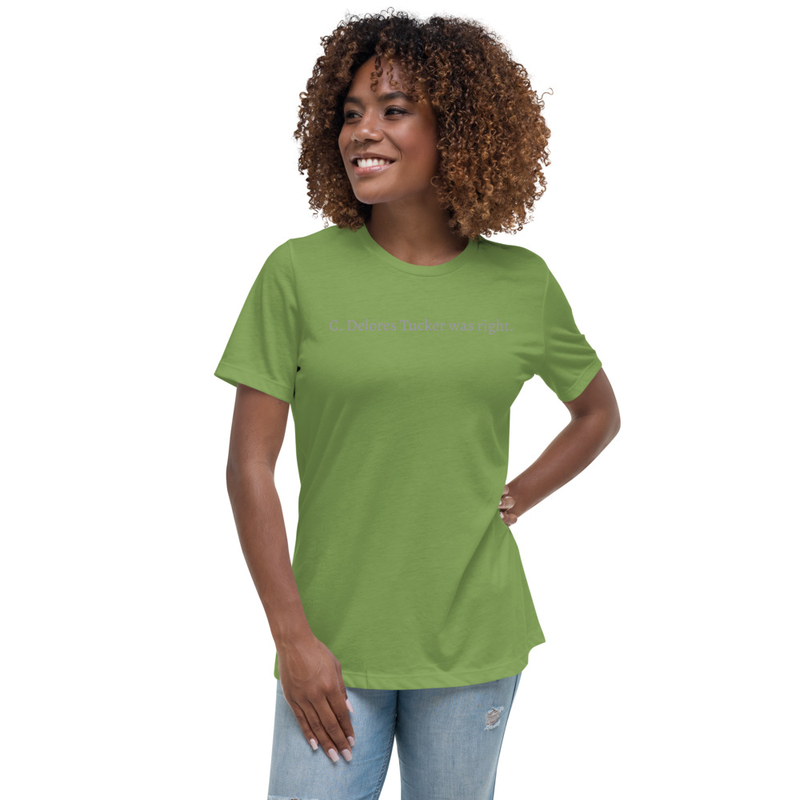 C. Delores Tucker Tee - Grey (Women's) – Image 16