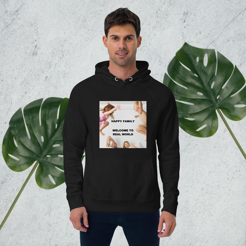 Happy Family Eco Hoodie | Warm Hugs & Hearty Laughs Await!