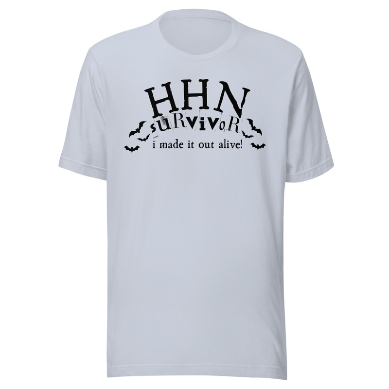 Horror Survivor Tee – 2XL, Light Blue