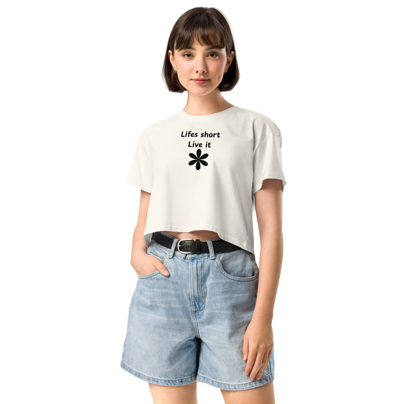 Lifes short crop top