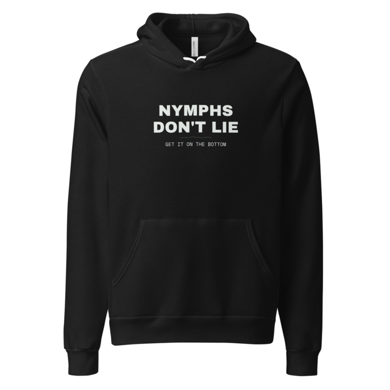 NYMPHS DON'T LIE Hoodie mockup