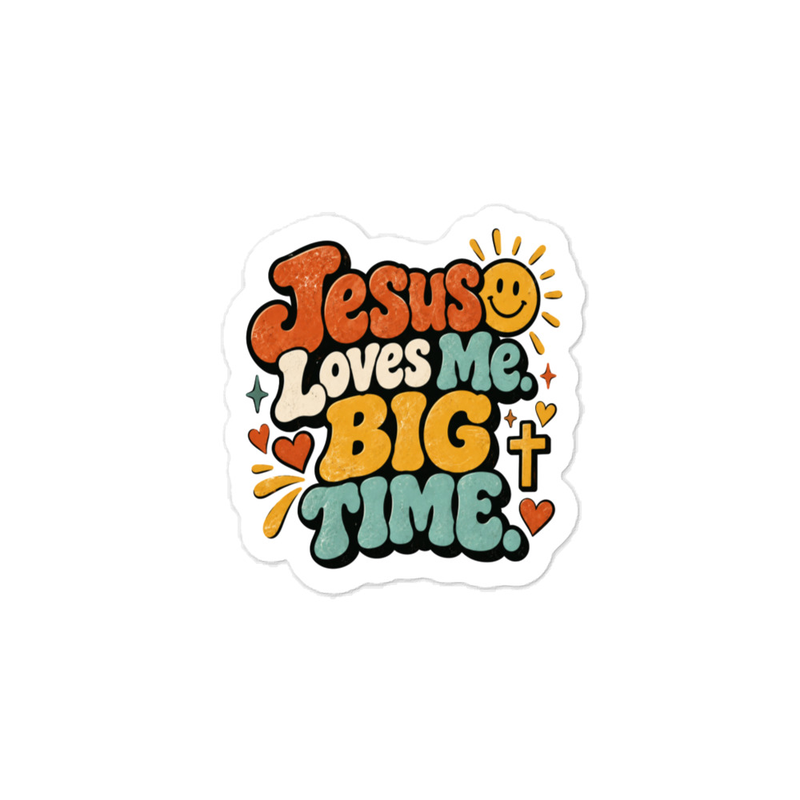 Jesus Loves Sticker