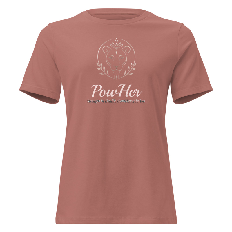 PowHer™ Women's Relaxed T-Shirt – XL, Mauve