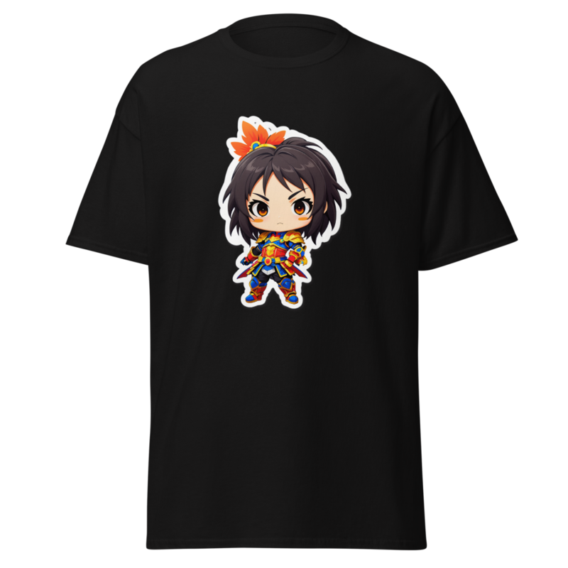 Camiseta Chibi Guerrero: ¡Listo para la Aventura!