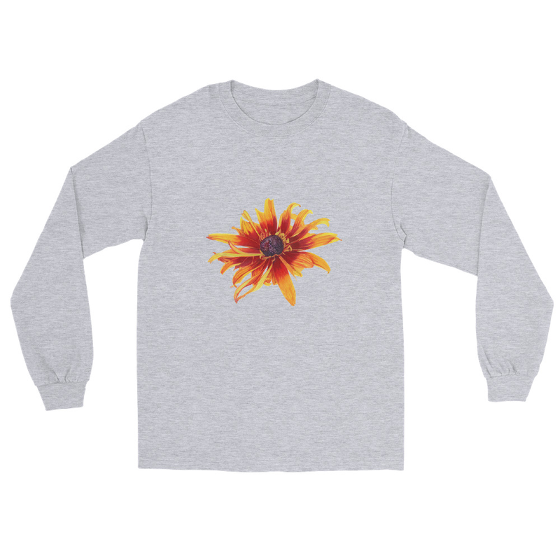 Flaming Flowers - Unisex Long Sleeve Shirt