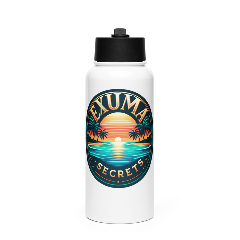 Secrets at Sunset Stainless Steel 32 oz. Flip Top Water Bottle