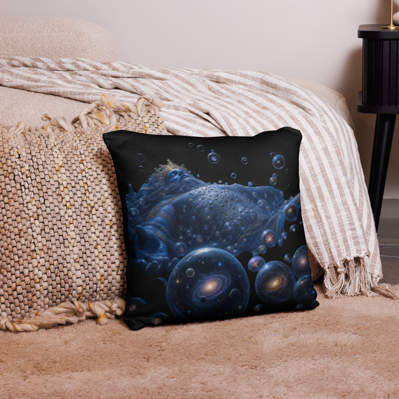 Creation Ocean Pillow – 18″×18″