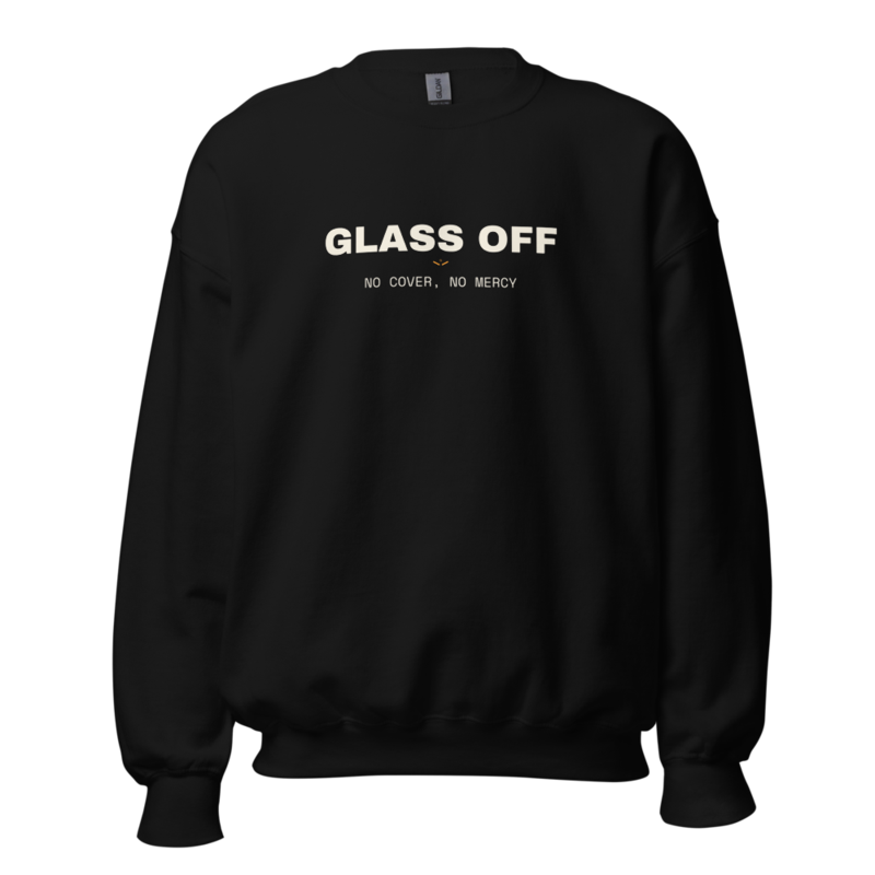 GLASS OFF Crewneck mockup