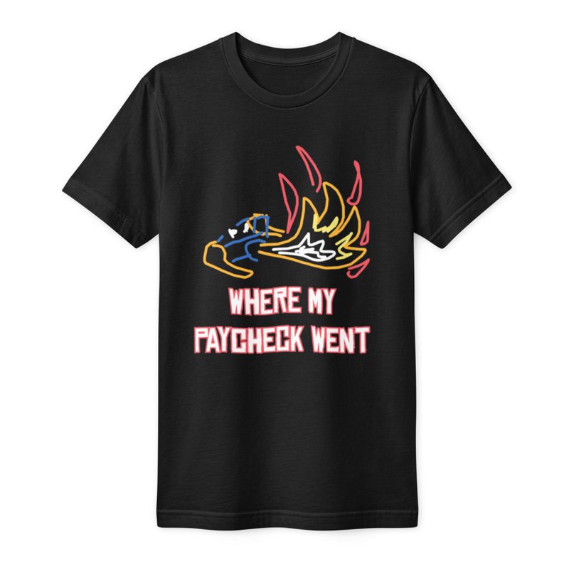 Where My Money Went TKO T-Shirt