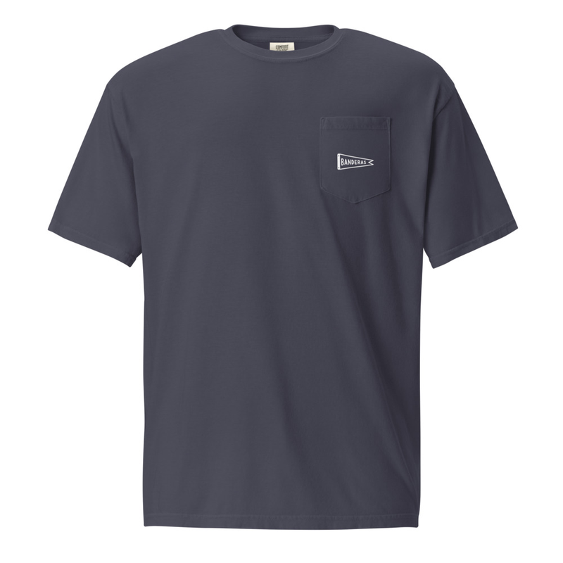 White Banner Pocket Tee