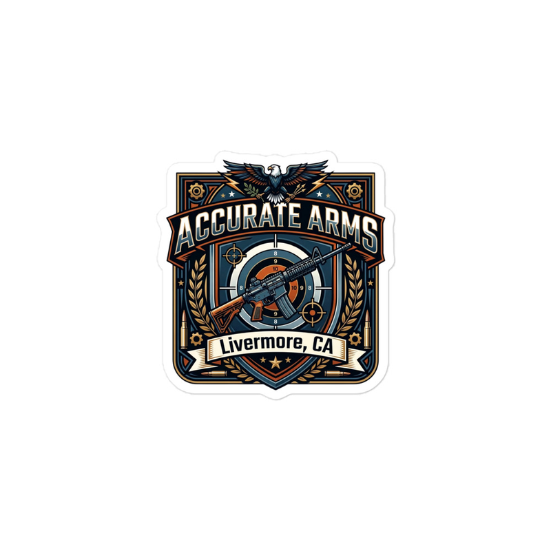 Accurate Arms Badge Bubble-free stickers