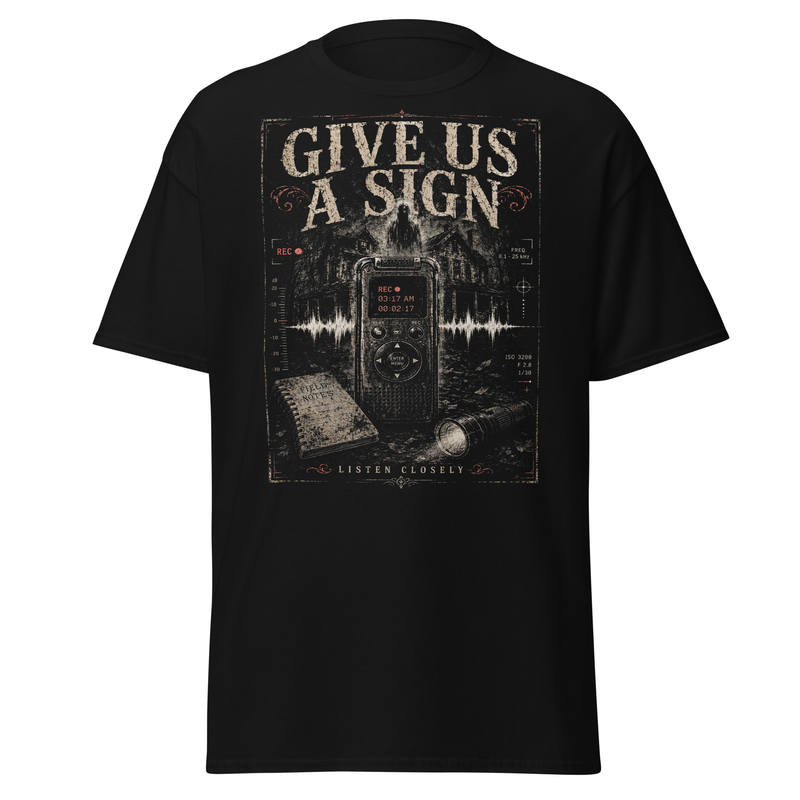 Give Us a Sign Vintage Paranormal T-Shirt