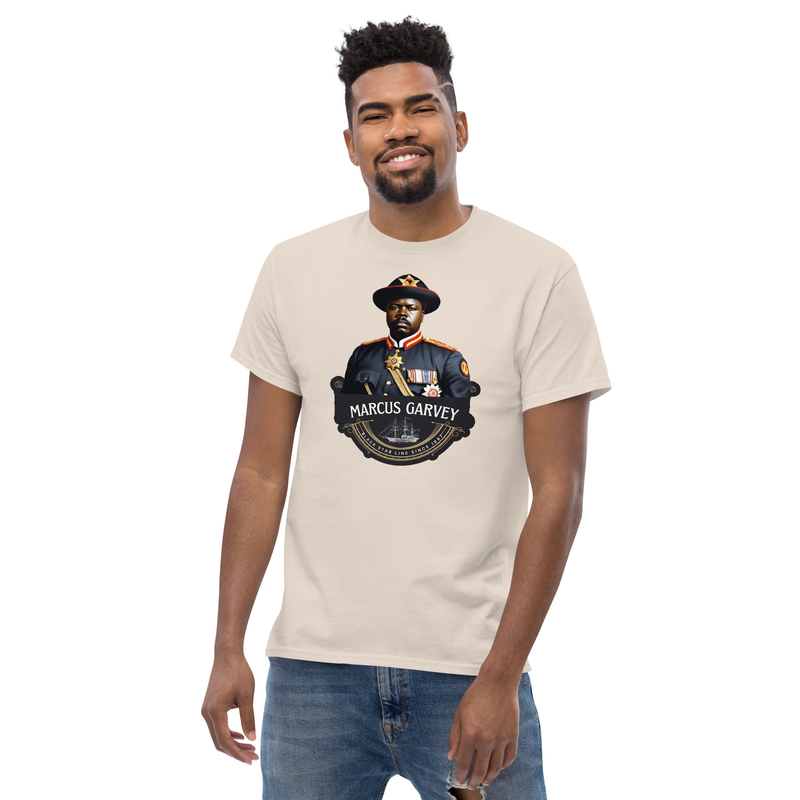 Marcus Garvey Vintage Men's classic tee – XL, Natural