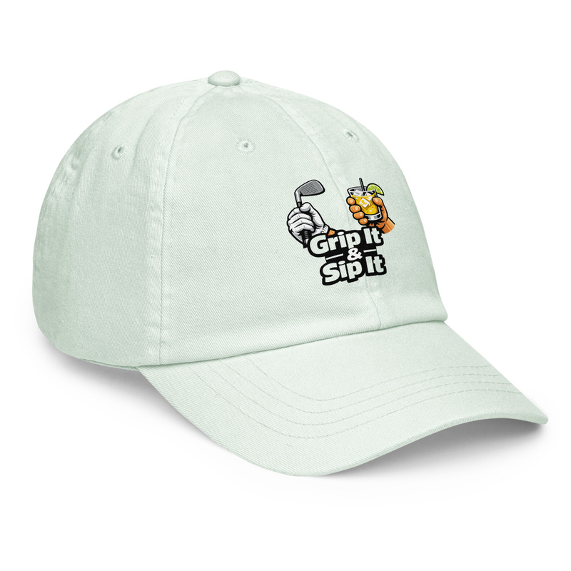Grip it & Sip It Pastel baseball hat