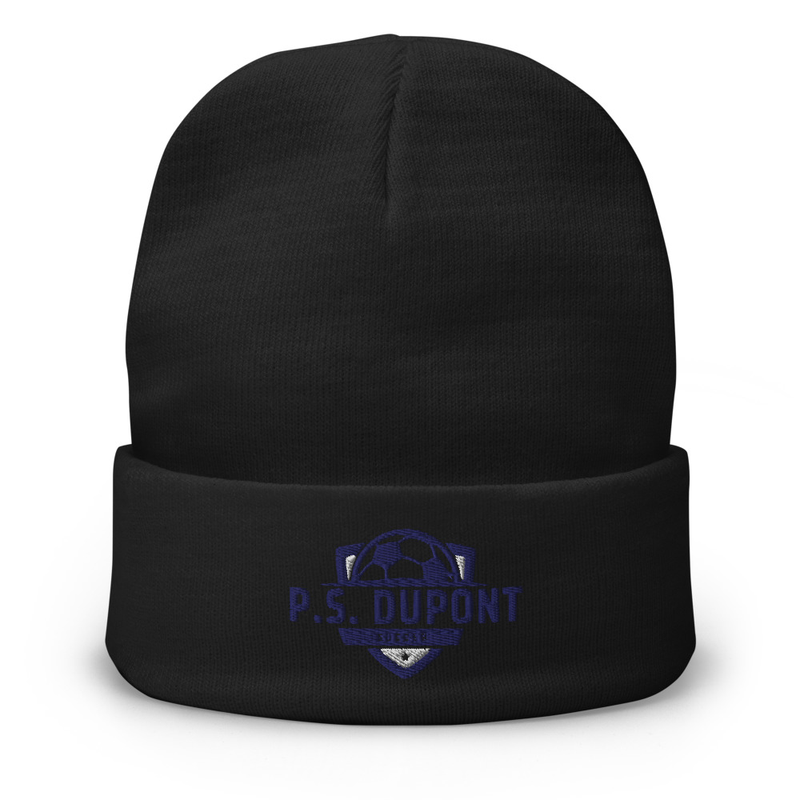 P.S. duPont Soccer Embroidered Beanie – Image 2