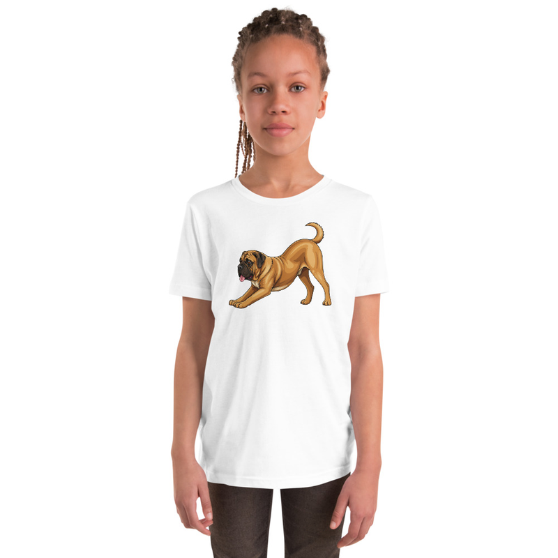 Downward Dog Mastiff Youth T-Shirt