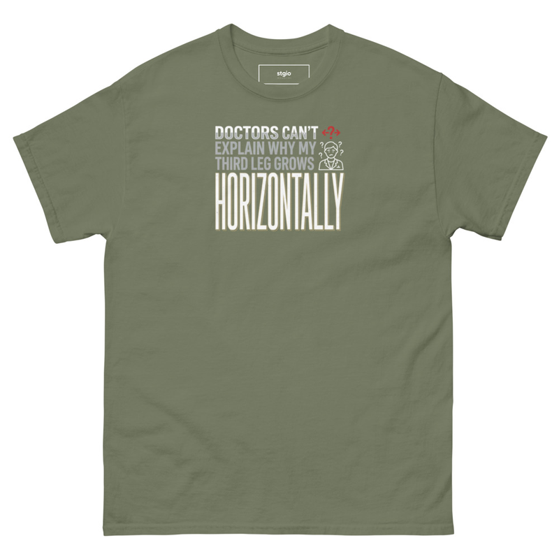 Dr can't explain Unisex classic tee – S, Military Green