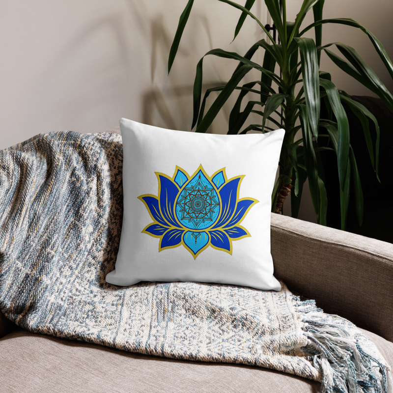 Blue Lotus Premium Pillow