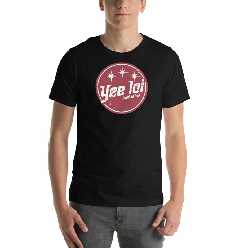 Yee Loi Red Logo Loud As Hell T Shirt