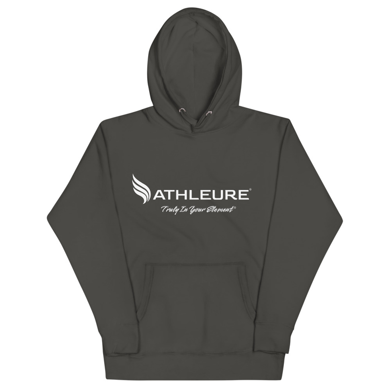 ATHLEURE® - Unisex Hoodie – S, Vintage Black