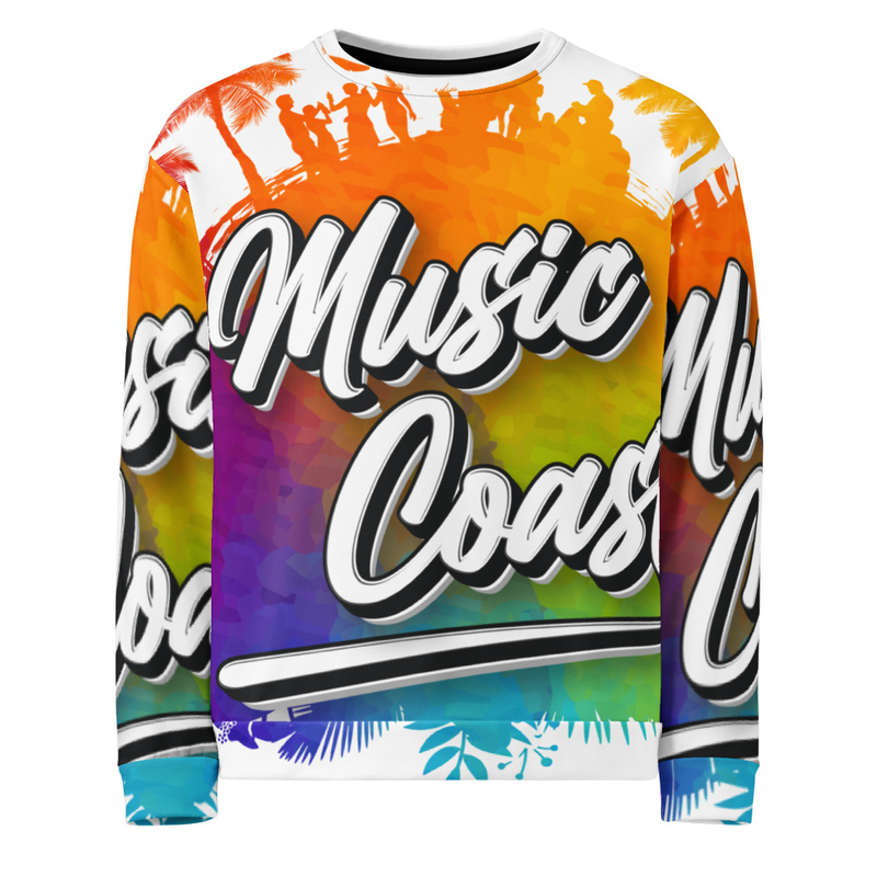 Music Coast 'All Over' Unisex Sweatshirt