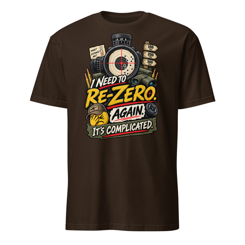 Re-Zero Short-Sleeve Unisex T-Shirt – S, Dark Chocolate