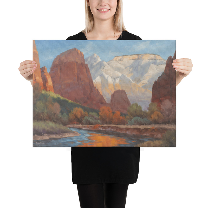 Angels Rising - Fine Art Canvas Print – 18″×24″