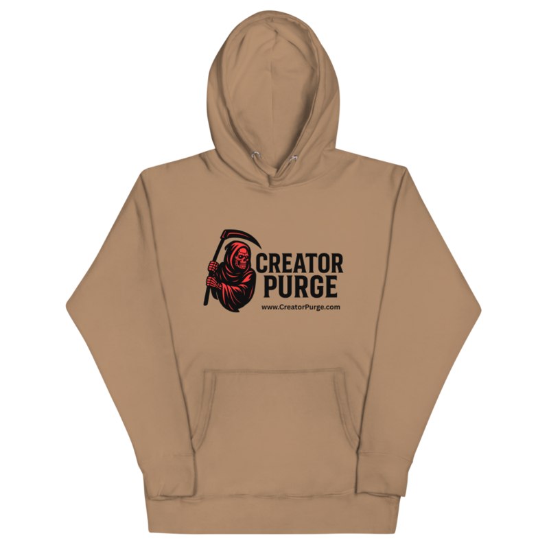 Creator Purge Logo Unisex Hoodie in Latte