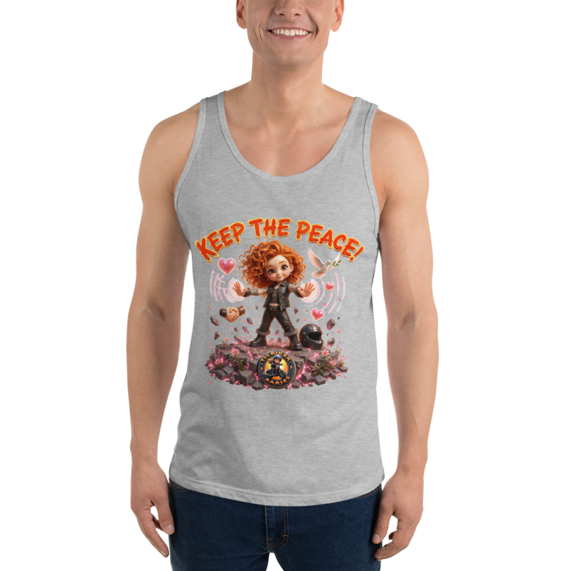 Cinnamon Keep The Peace Vest Tank