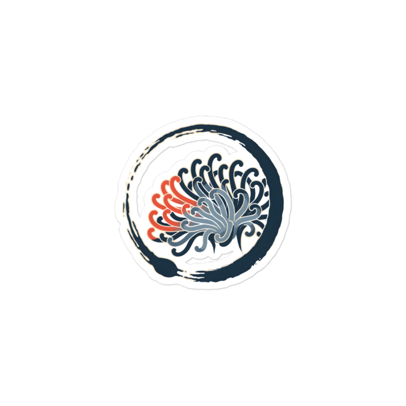 Ink Torch Enso Sticker (Artist Series) mockup