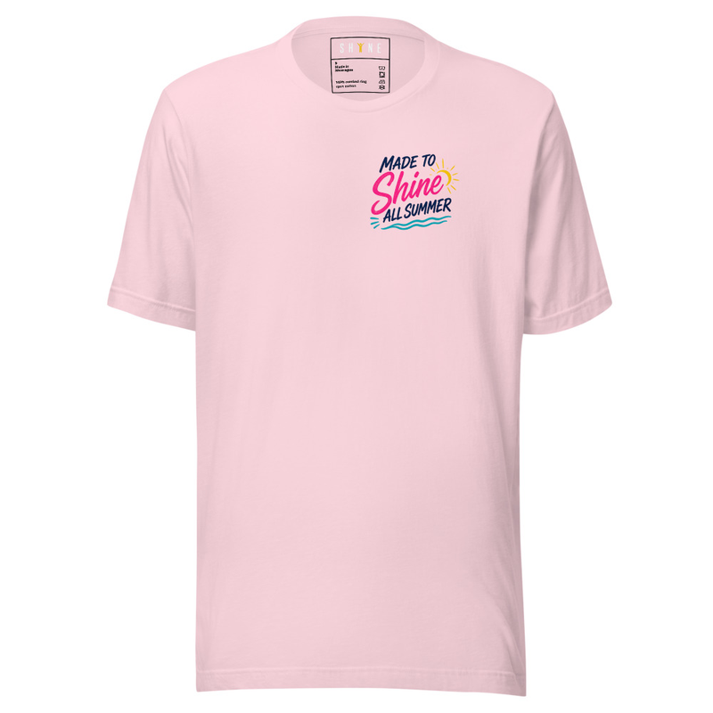 Made to SHINE T-shirt – S, Soft Pink