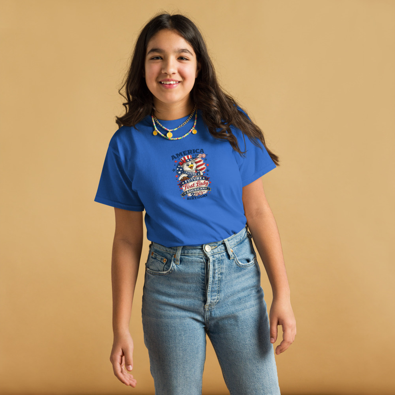 BMT Kids Future First Lady 250 Youth classic tee – XS, Royal
