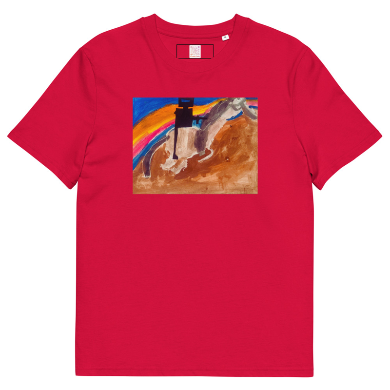 Ned Kelly - Unisex Organic Cotton Tee – S, Red