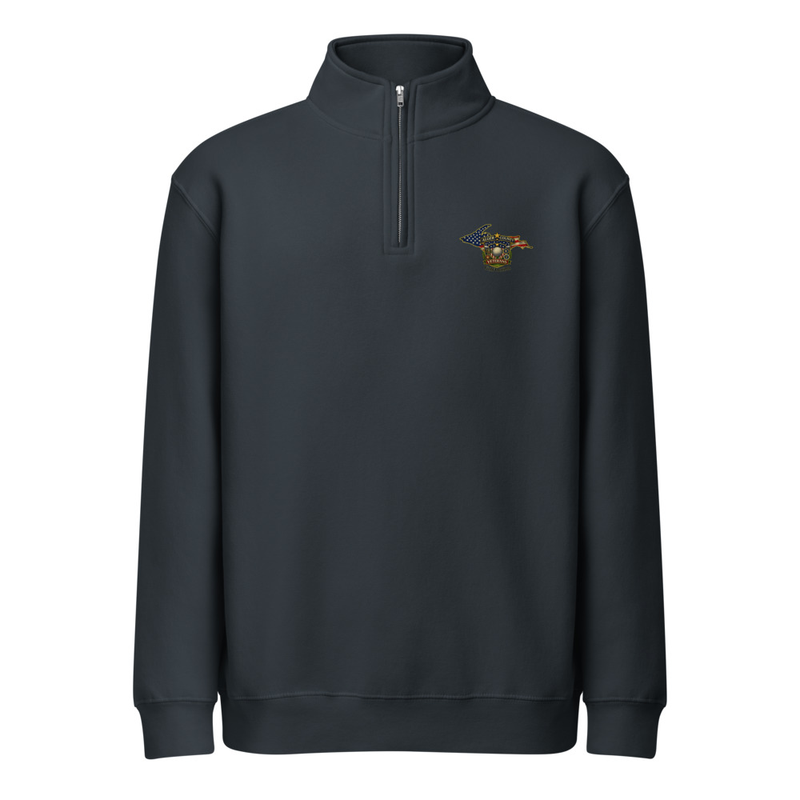 Men's Alger County Golf Outing Lane Seven LS14014 Premium 1/4 Zip Sweatshirt – XL, Navy