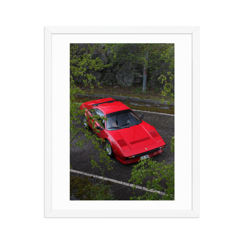 Ferrari 308 GTB QV - Framed print of the Stallion
