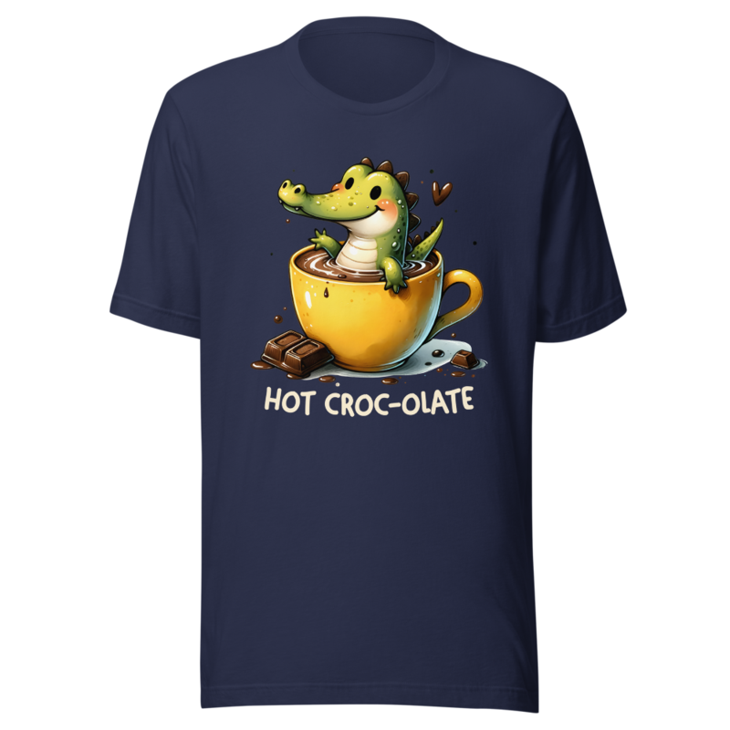 RetroPuns — Hot Croc-Olate Tee