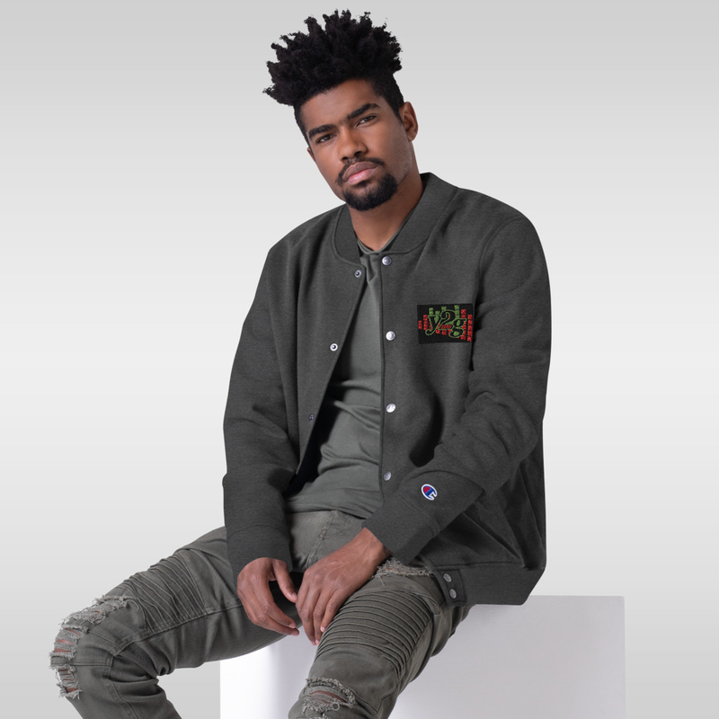 Embroidered Champion Bomber Jacket