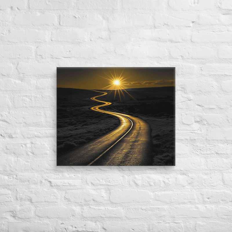 The Road to Success on Canvas | Wall Art Decor