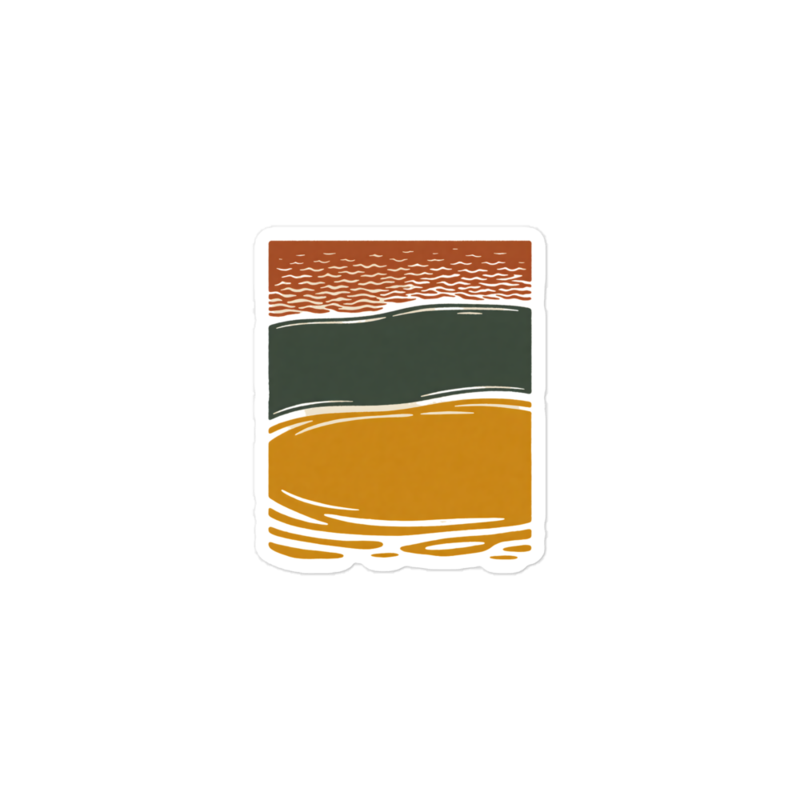 Riffle. Run. Pool. Sticker (Artist Series) mockup