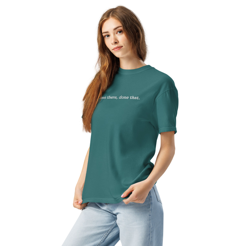 Been There, Done That (Embroidered) – M, Emerald