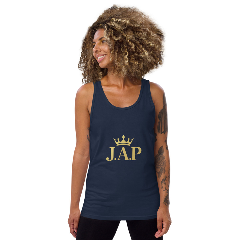 J.A.P Unisex Tank Top – XL, Navy