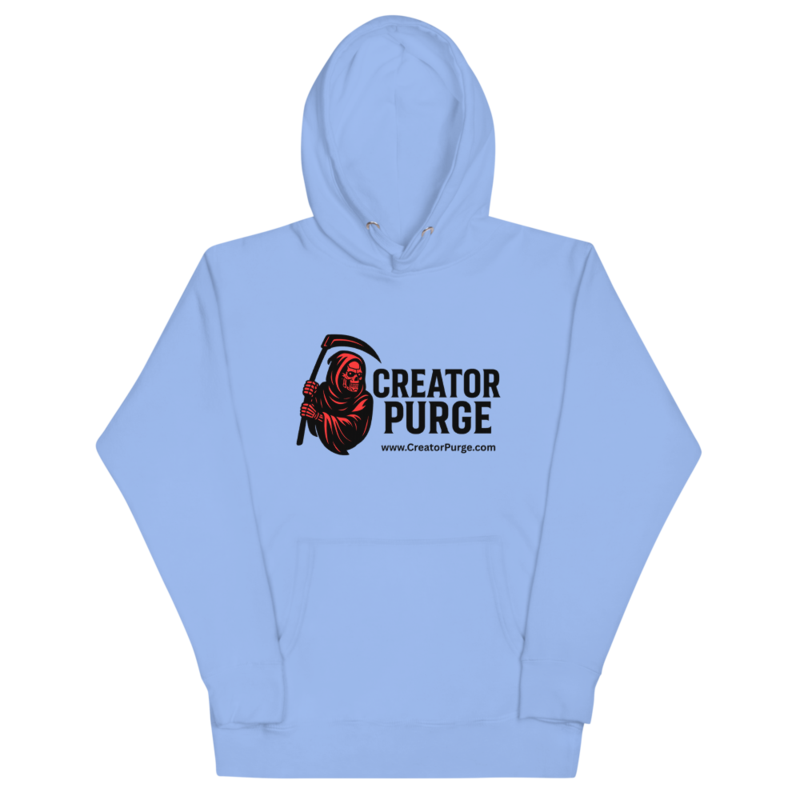 Creator Purge Logo Unisex Hoodie in Carolina Blue